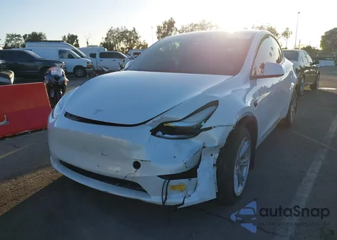 2022 Tesla Model Y Long Range Dual Motor All-Wheel Drive from USA, damaged, VIN 7SAYGDEE9NF453443
